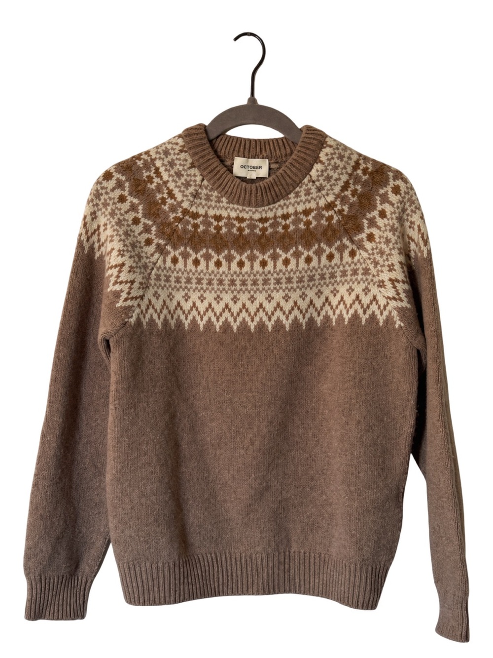 Octobre-Editions Wool Fair Isle Sweater